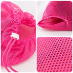 Breathable see-through mesh of the cat grooming bag