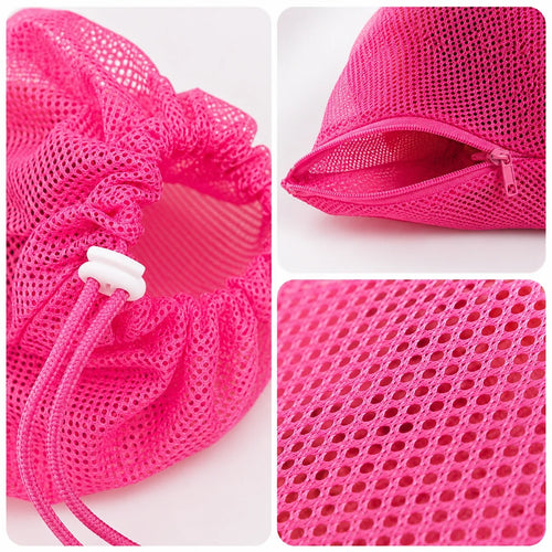 Breathable see-through mesh of the cat grooming bag