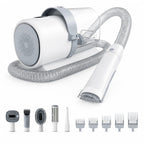 Catwell cat grooming vacuum kit with clipper, de-shedding brush and 5 tools