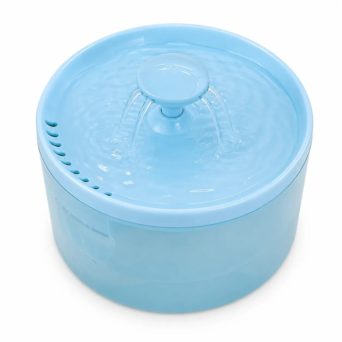 Top view of the lake blue cat water fountain
