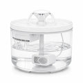Catwell flowing cat water fountain in white, isolated