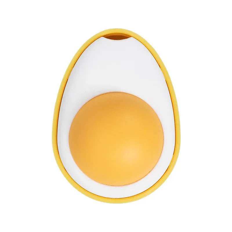 Poached egg style catnip wall ball, isolated