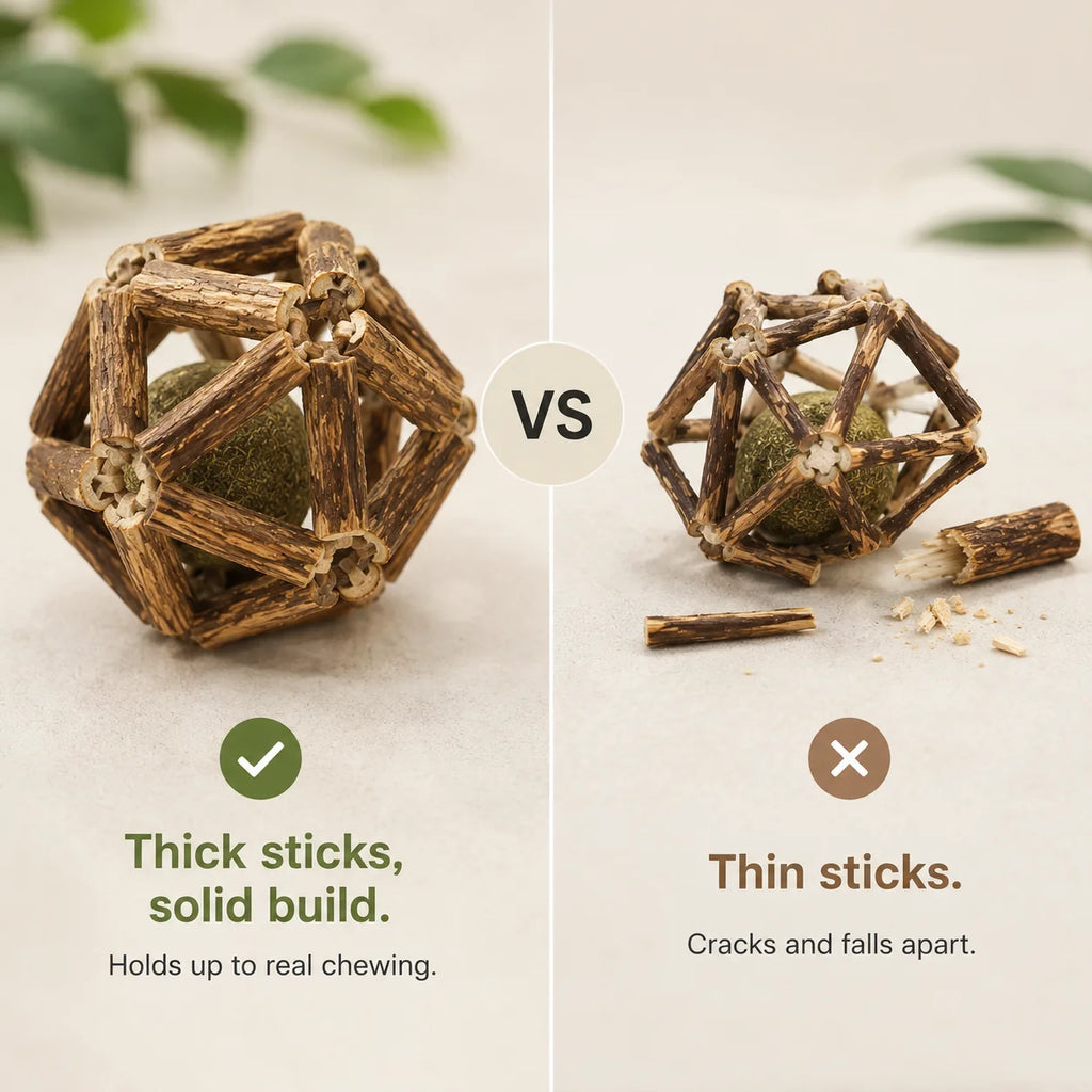 Thick solid sticks vs thin sticks that crack apart