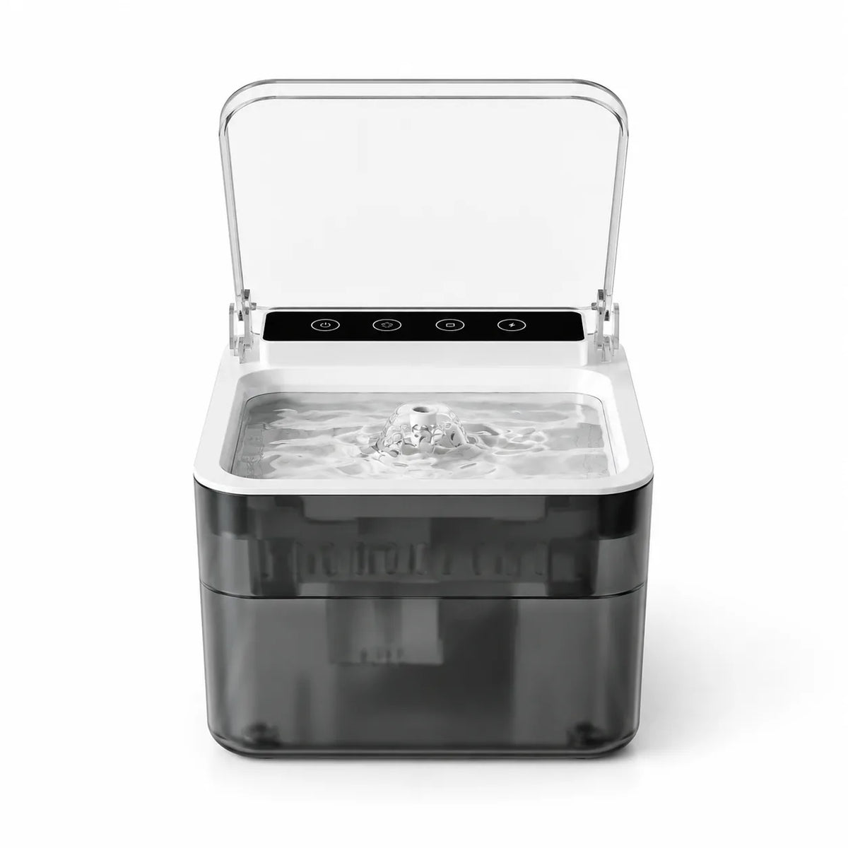 Fresh water kept clean — auto dust cover, microwave radar sensor, 4-layer filtration and under 30 dB whisper-quiet operation